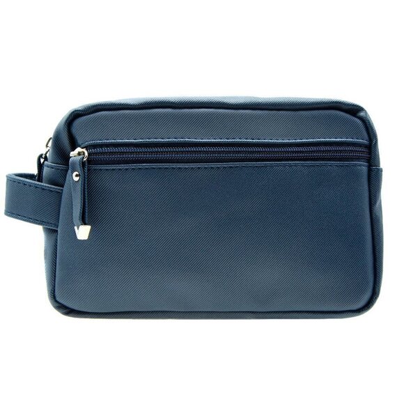 Men's Vegan Navy Blue Dopp kit - Picture 1 of 3